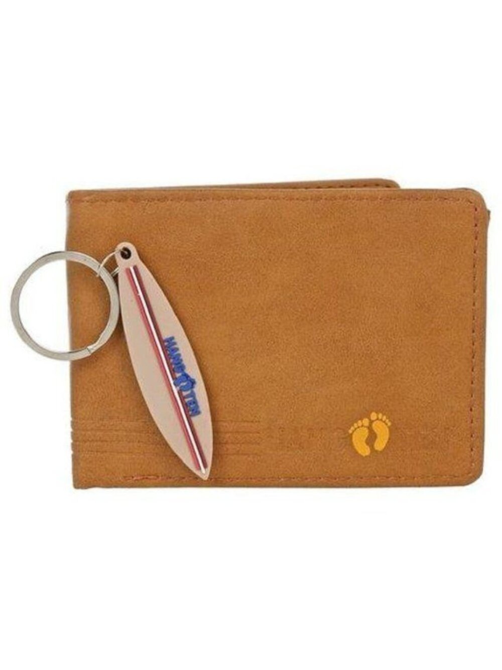 Hang Ten "Have a Good One" Tan Wallet & Keyring